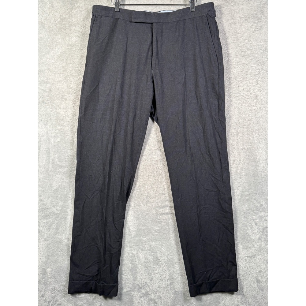 Polo Ralph Lauren Dress Pants Mens 34x32 Gray Chester Trousers Wool $198